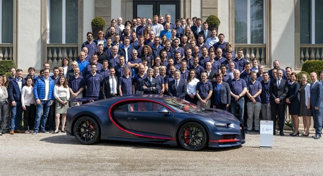 Bugatti-მ მე-100 Chiron-ი გამოუშვა