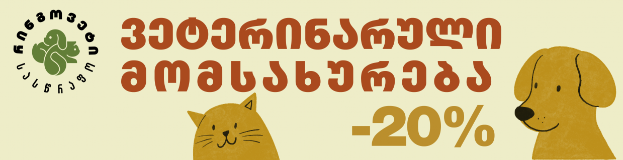 -20% ფასდაკლება რინგოვეტის სერვისებზე